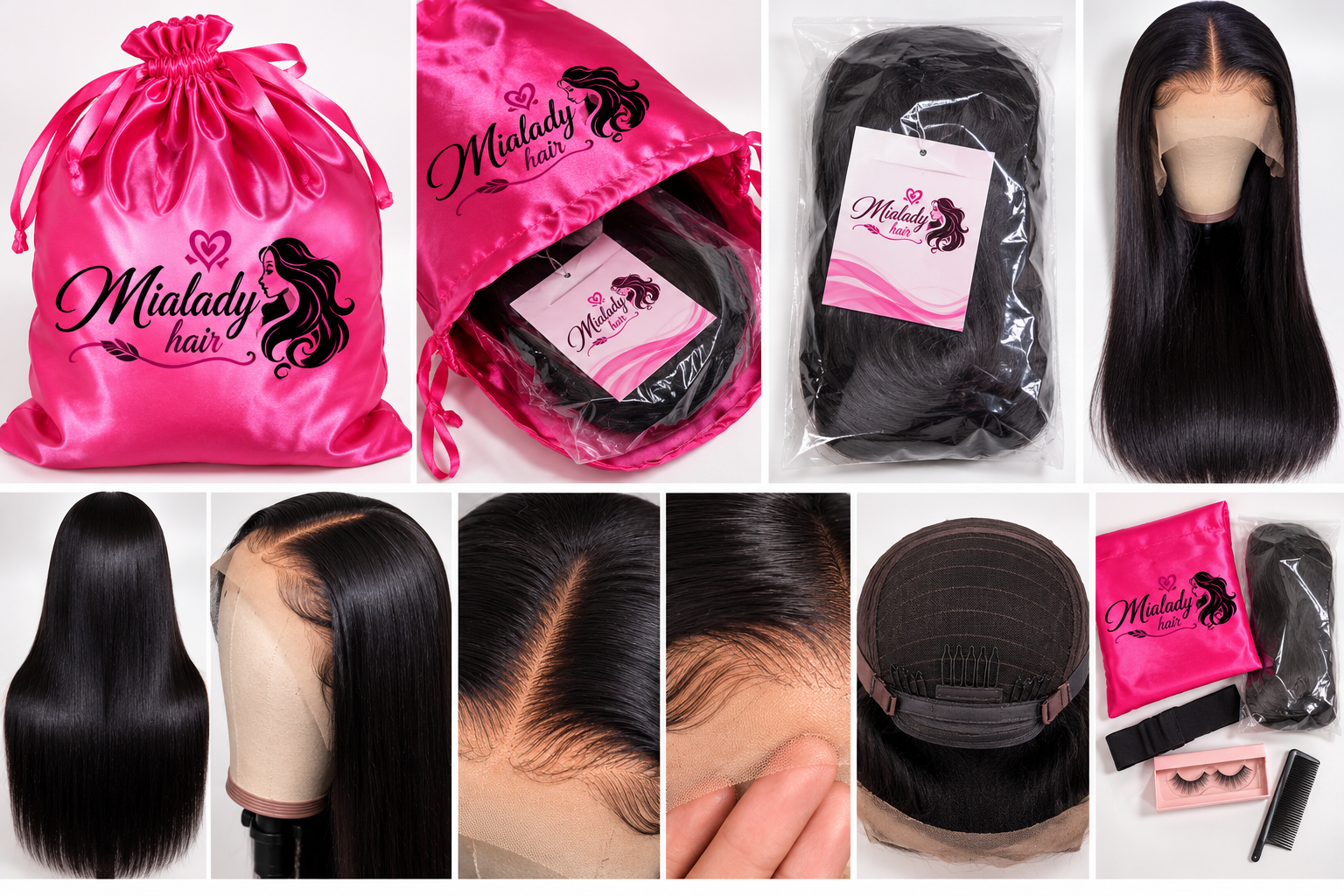 Lace Front Wigs Human Hair Body Wave 13x4 HD Transparent Lace Frontal Wigs For Women 180% Density 9A Glueless Frontal Wigs Human Hair Pre Plucked Brazilian With Baby Hair Natural Black Color 20 InchLace Front Wigs Human Hair Body Wave 13x4 HD Transparent Lace Frontal Wigs For Women 180% Density 9A Glueless Frontal Wigs Human Hair Pre Plucked Brazilian With Baby Hair Natural Black Color 20 Inch - Image 2